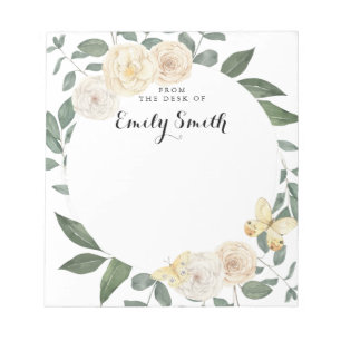 Personalised Woodland Wreath Notepad