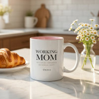 Personalised Working Mum – Custom Boss Mum Gift