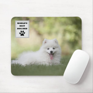 Personalised World's Best Dog Dad Custom Photo Mouse Mat