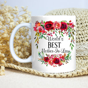 Personalised World's Best Mother-In-Law Coffee Mug