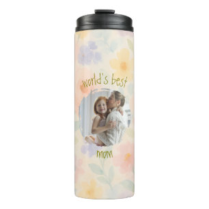 Personalised 'World's Best Mum' Thermal Tumbler