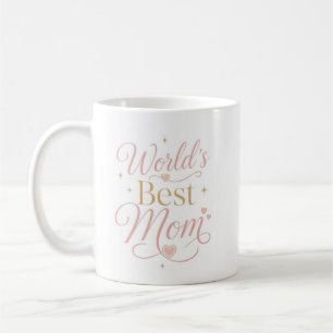 Personalised World's Best Mum Typography Coffee Mug