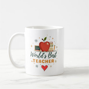 Personalised World's Best Teacher Gift Coffee Mug