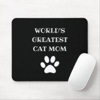 Personalised World's Greatest Cat Mum Custom Text