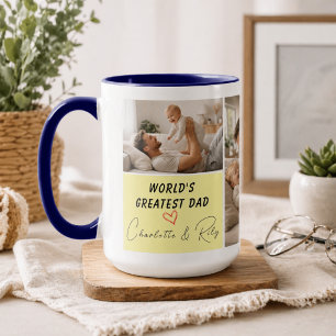 Personalised World's Greatest Dad Photo   Father’s Mug