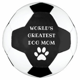 Personalised World's Greatest Dog Mum Custom Text Football
