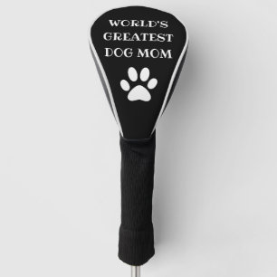 Personalised World's Greatest Dog Mum Custom Text Golf Head Cover