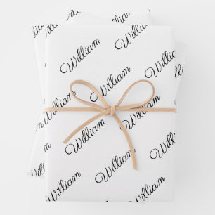 Personalised wrapping paper 