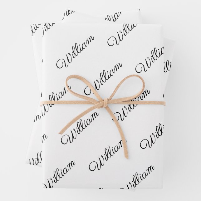 Personalised wrapping paper  (In situ)