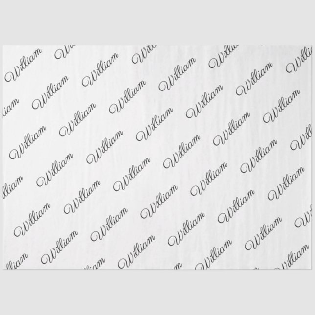Personalised wrapping paper  (Front)