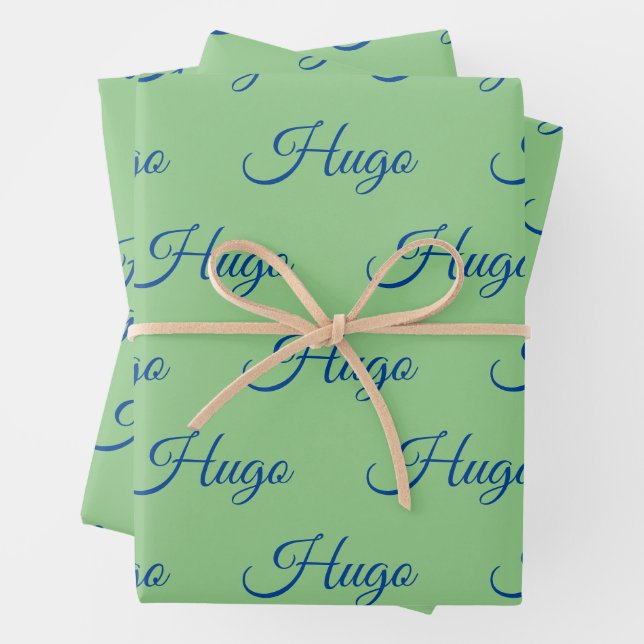 Personalised Wrapping paper (In situ)