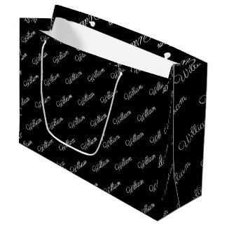 Personalised wrapping paper large gift bag