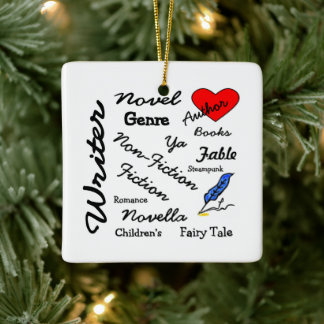 Personalised Writer Author Novelist Ornament 