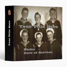 Personalised WWII Navy Veteran Photo Album