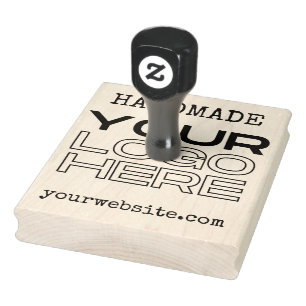 Personalised XL Large Business Logo Custom Rubber Stamp