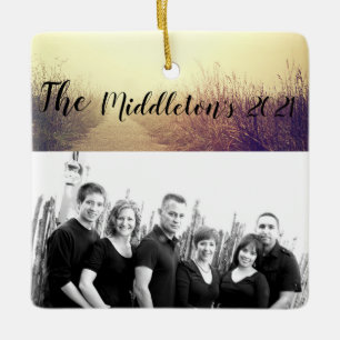 Personalised XMAS Ornament Sunrise Pathway Walkway