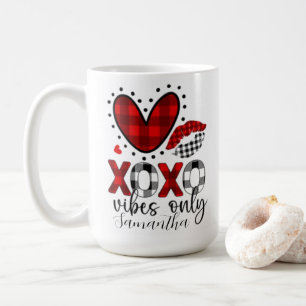 Personalised xoxo only vibes Valentine's day 2024 Coffee Mug