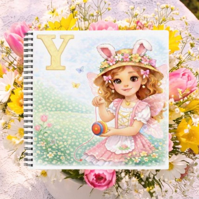 Personalised Y Yo-Yo Gift for Girls Notebook (Creator Uploaded)