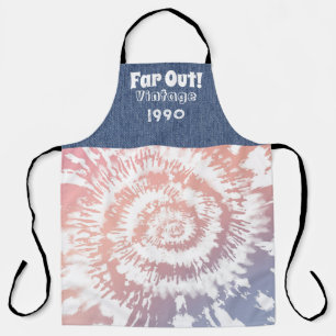 Personalised Year Retro 70's All-Over Print Apron
