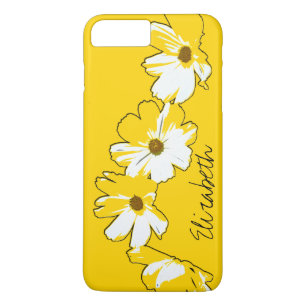 Personalised Yellow Daisy Chain iPhone 8 Plus/7 Plus Case