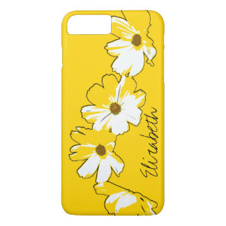 Personalised Yellow Daisy Chain iPhone 8 Plus/7 Plus Case