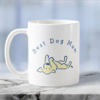 Personalised Yellow Lab Lounging Simple White