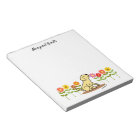 Personalised Yellow Labrador and Green and Flowers