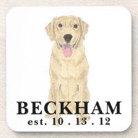 Personalised Yellow Labrador