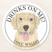 Personalised Yellow Labrador Wedding