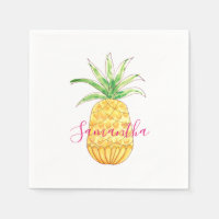 Personalised Yellow Pineapple