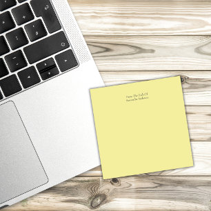 Personalised Yellow Post-It Notes