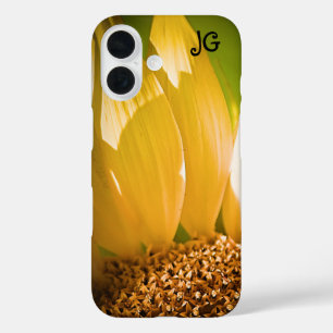 Personalised Yellow Sunflower Apple iPhone Case