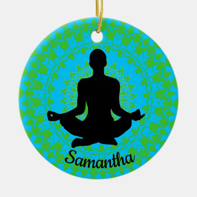 Personalised Yoga Ornament (Front)