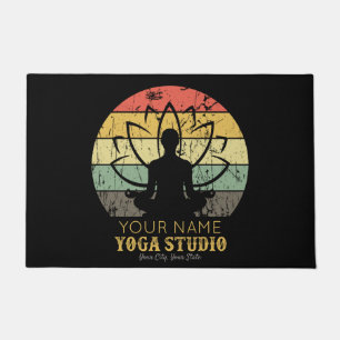 Personalised Yoga Studio Fitness Instructor Guru  Doormat