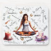 Personalised Yoga themed affirmations