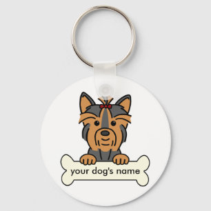 Personalised Yorkie Key Ring
