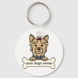 Personalised Yorkie Key Ring