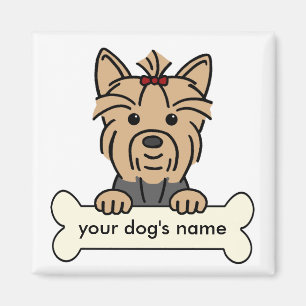 Personalised Yorkie Magnet