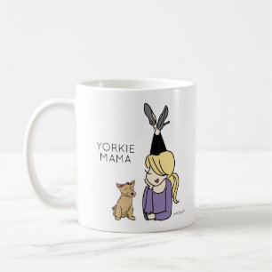 Personalised Yorkie Mama Coffee Mug