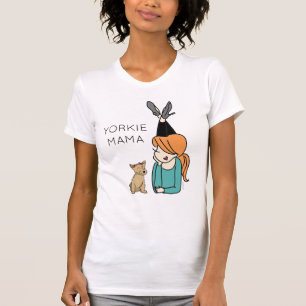 Personalised Yorkie Mama T-Shirt