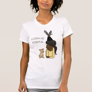 Personalised Yorkie Mama  T-Shirt