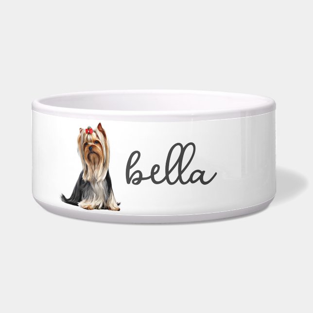 Personalised Yorkshire Terrier Dog Food (Front)