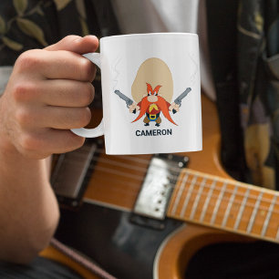 Personalised Yosemite Sam Back Off Mug