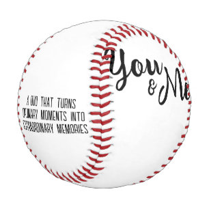Personalised You & Me Baseball