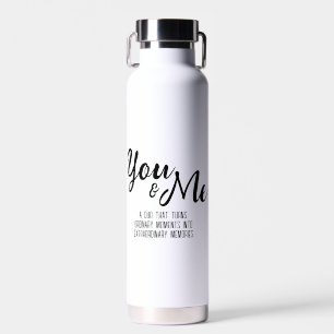 Personalised You & Me Water Bottle
