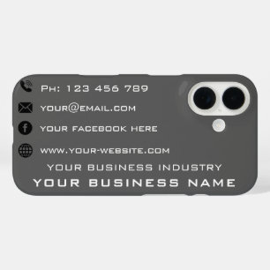 Personalised Your Business Card Design iPhone Case