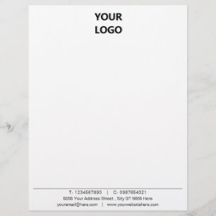 Personalised Your Business Letterhead with Logo