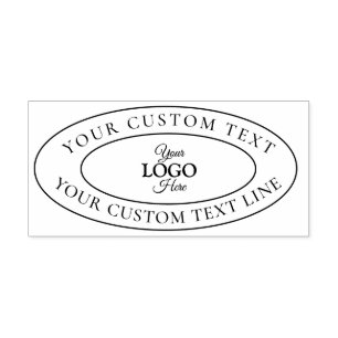 Personalised Your Business Logo Rubber Stamp