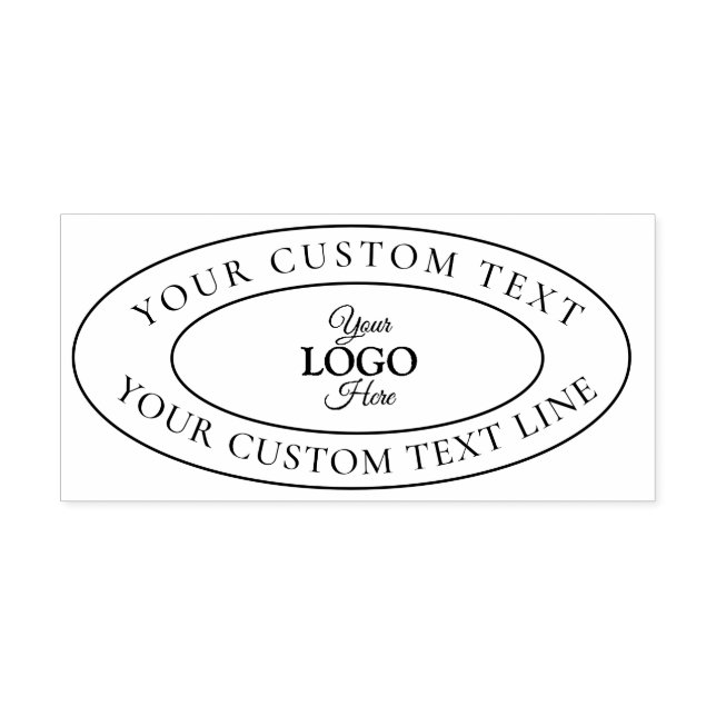 Personalised Your Business Logo  Rubber Stamp (Imprint)