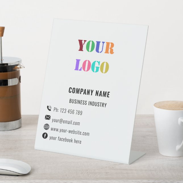 Personalised Your Business Pedestal Sign Template (In SItu)
